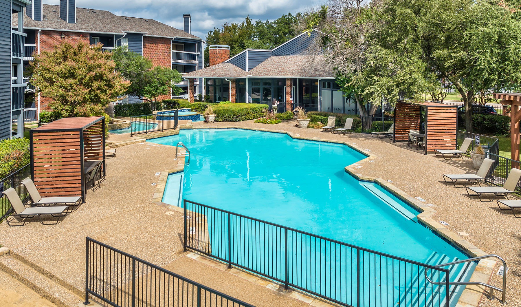 large resort style pool